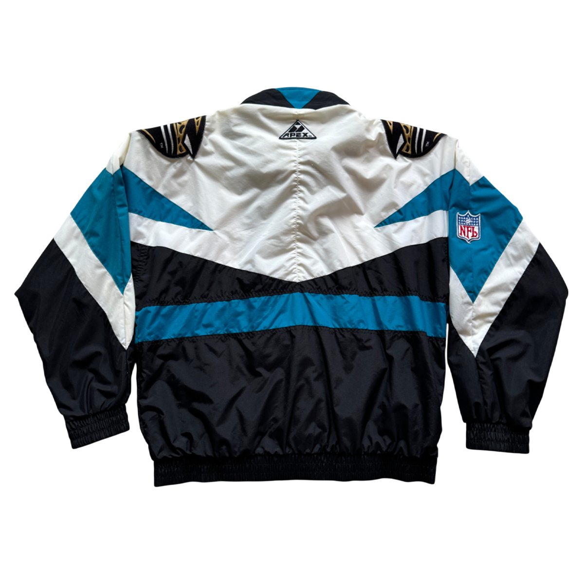 Vintage Jacksonville Jaguars Apex Windbreaker_White - Image 2