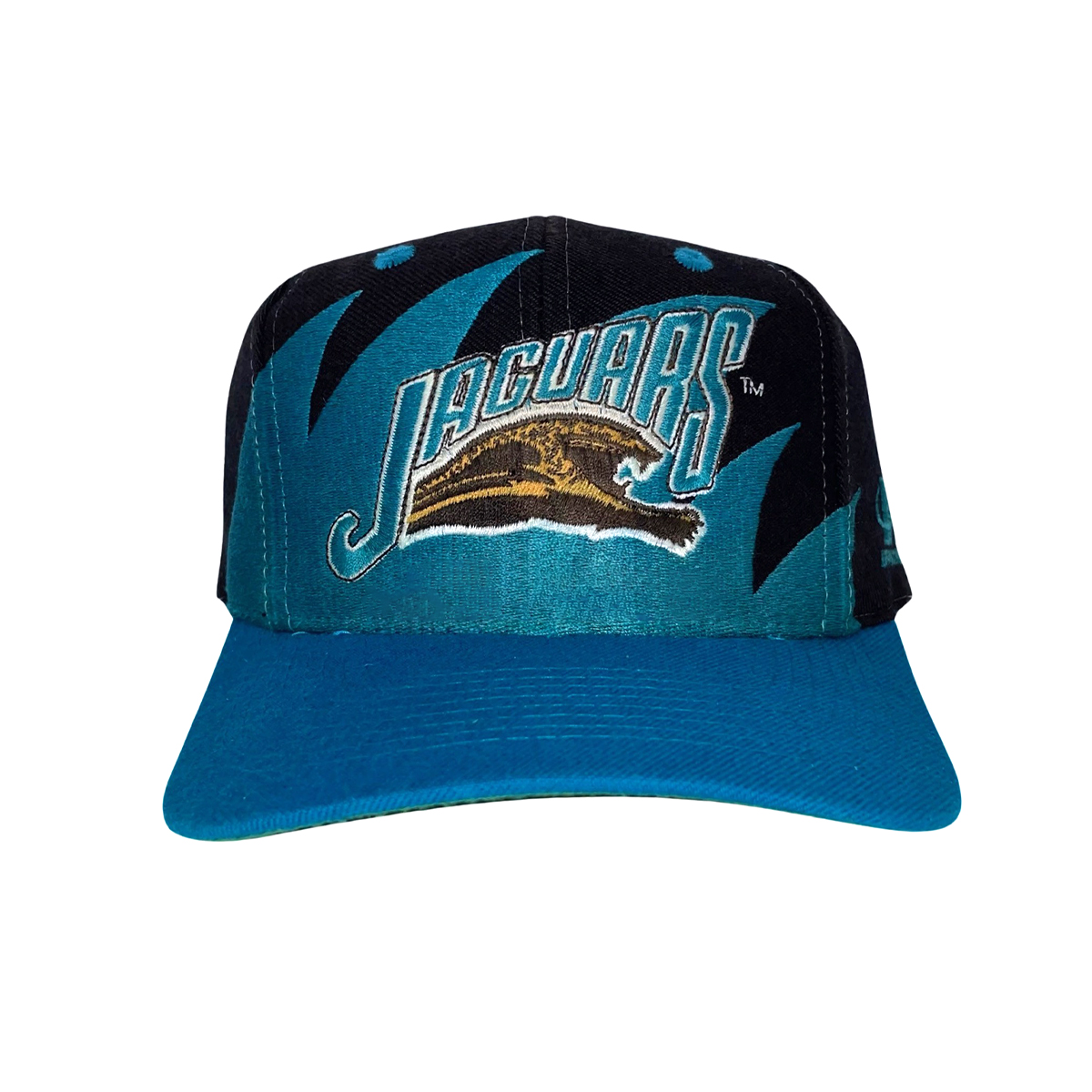 Vintage Jacksonville Jaguars Shark Tooth Snapback_Black