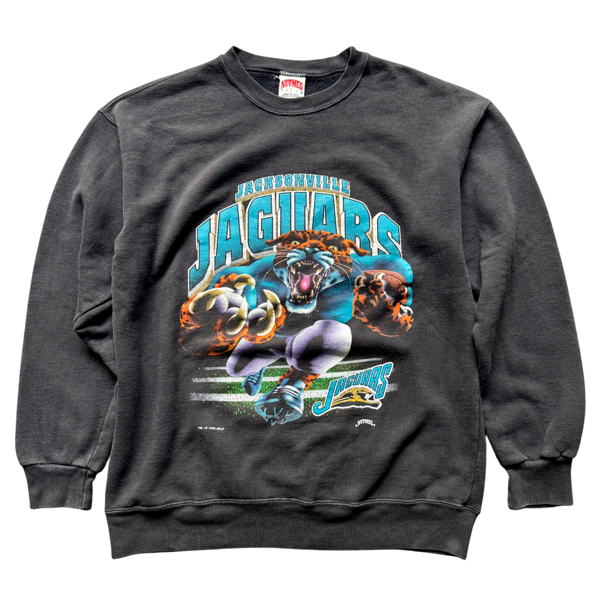 Vintage Jacksonville Jaguars Nutmeg Sweatshirt_Black