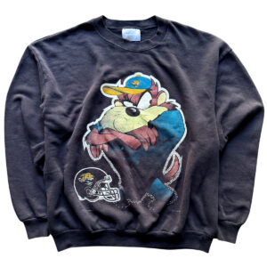 Vintage Jacksonville Jaguars Taz Sweatshirt_Black
