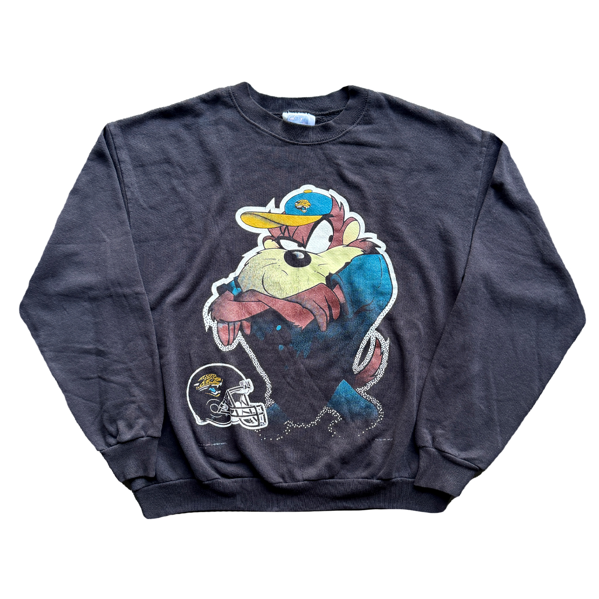 Vintage Jacksonville Jaguars Taz Sweatshirt_Black