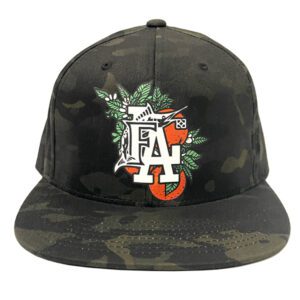 FLA Oranges_Black Camo Snapback