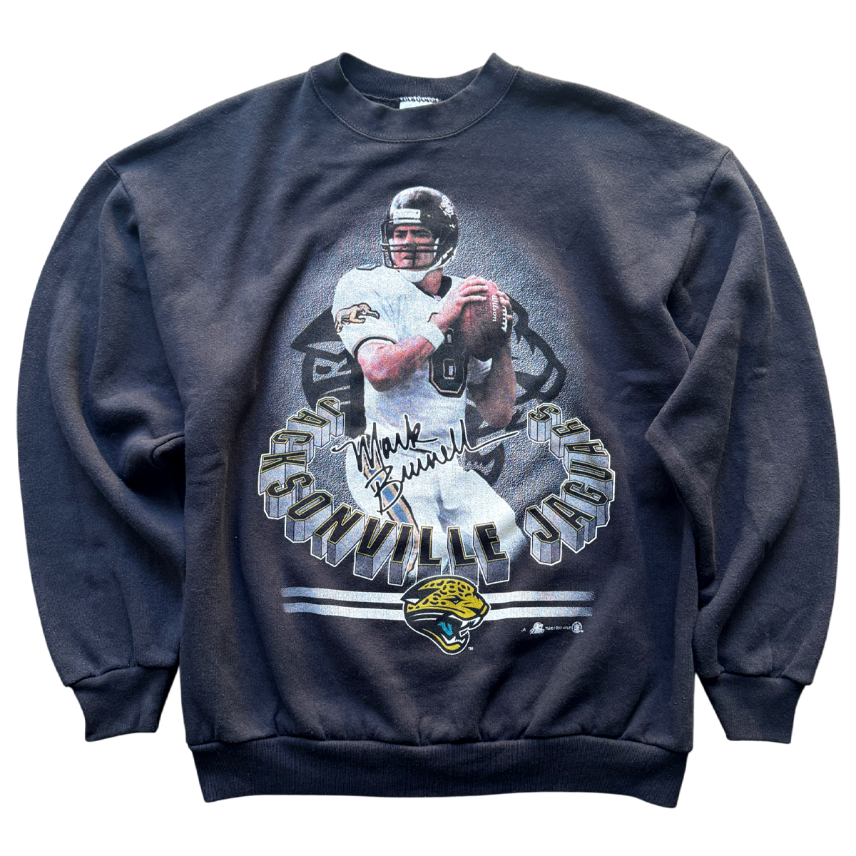 Vintage Jacksonville Jaguars Mark Brunell Sweatshirt_Black Large