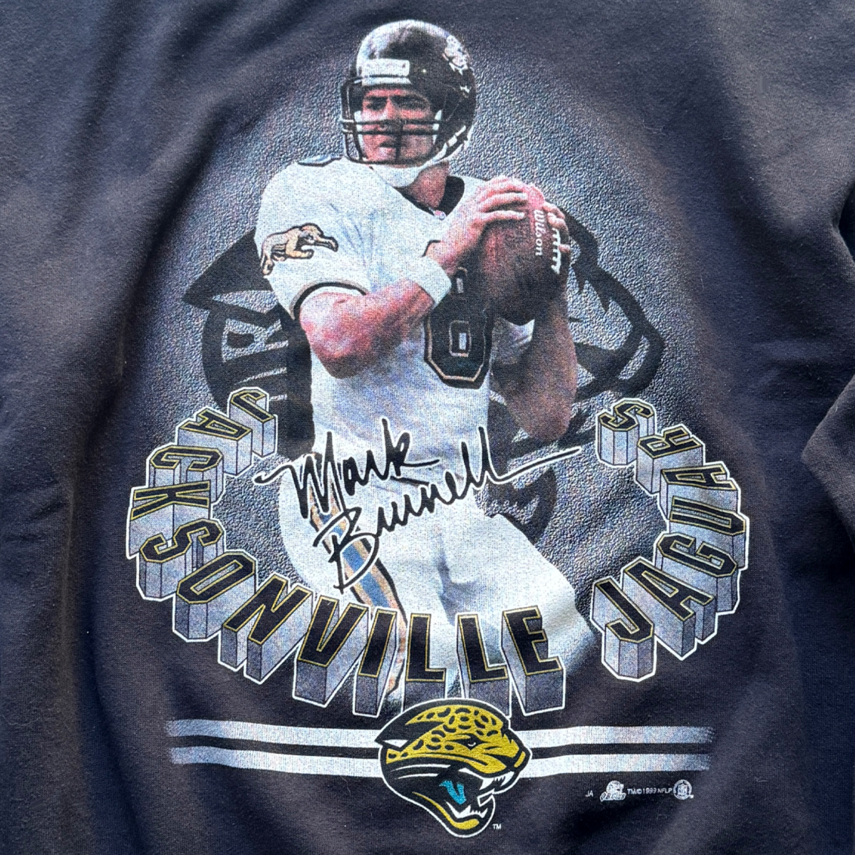 Vintage Jacksonville Jaguars Mark Brunell Sweatshirt_Black Large - Image 2