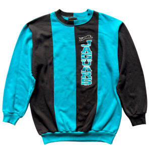 Vintage Jacksonville Jaguars Hummer Banned Logo Sweatshirt_Black/Teal