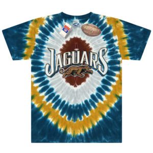 Vintage Jacksonville Jaguars Liquid Blue Tie Dye_Deadstock
