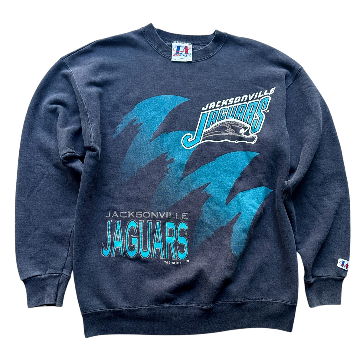 Vintage Jacksonville Jaguars Shark Tooth Sweatshirt_Black