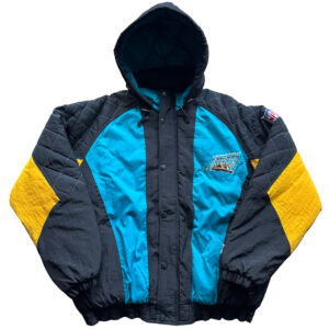 Vintage Jacksonville Jaguars Starter Puffer Large_Black/Teal
