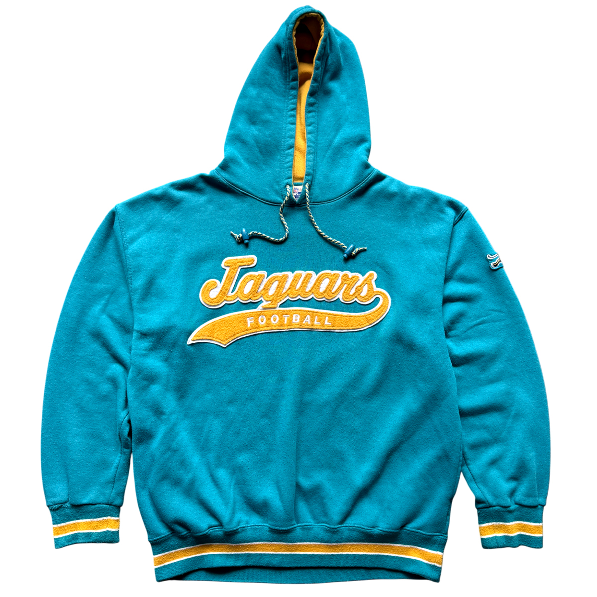 Vintage Jacksonville Jaguars Starter Hood_Teal