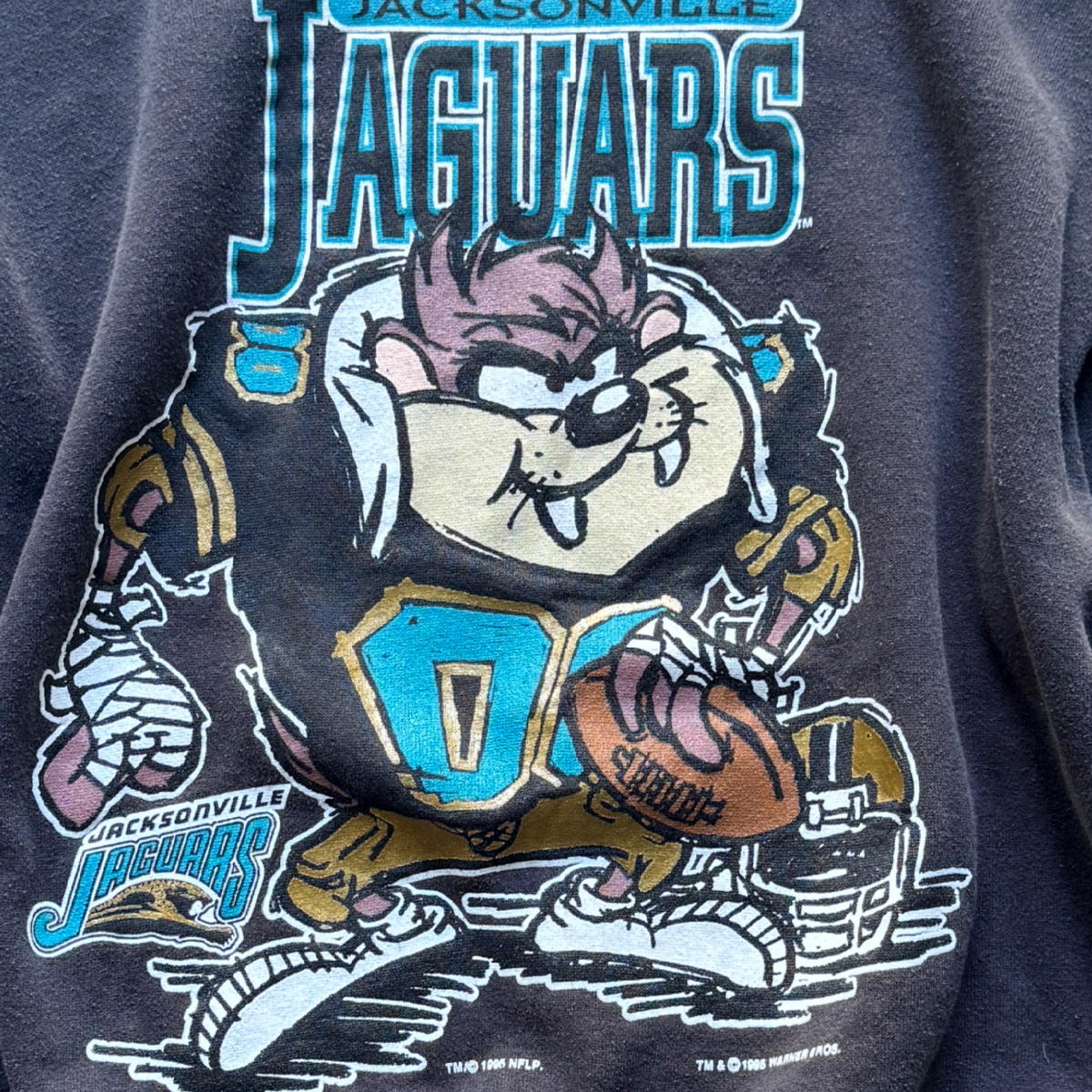 Vintage Jacksonville Jaguars x Warner Brothers Banned Logo_Black - Image 2