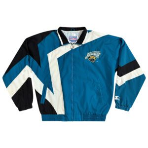 Vintage Jacksonville Jaguars Starter Windbreaker_Teal/White