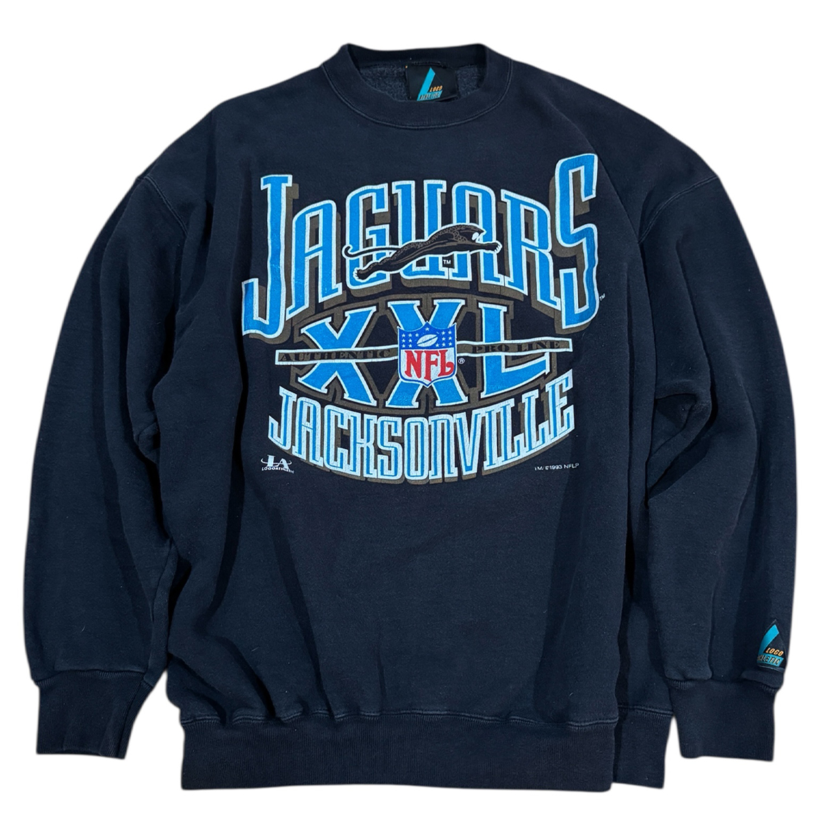Vintage Jacksonville Jaguars Banned Logo Sweatshirt_XL